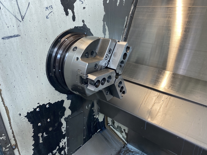 Maschinenteller mit Spannfutter